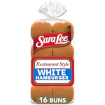 Sara Lee Hamburger Buns Pack