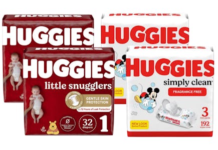 4 Huggies Products