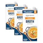 Amazon Grocery Chicken Broth 3-Pack