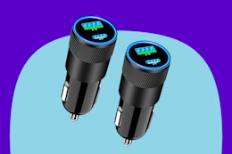 USB Car Charger 2-Pack, Only $4.24 on Amazon card image