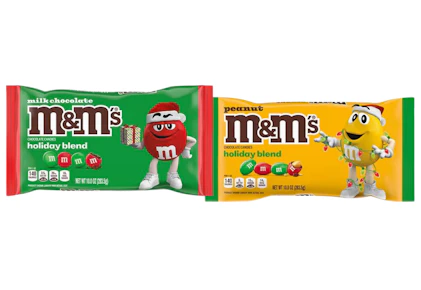 8 M&M's Holiday Chocolate Bags