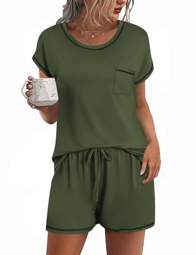 Ekouaer Women's Pajama Set