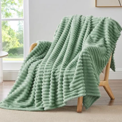 Fleece Throw Blanket, 50 in x 60 in