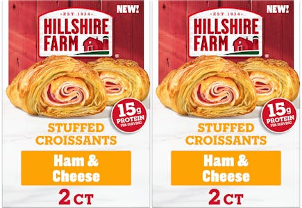 2 Hillshire Farm Stuffed Croissants