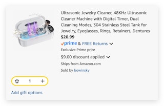 Ultrasonic Jewelry Cleaner