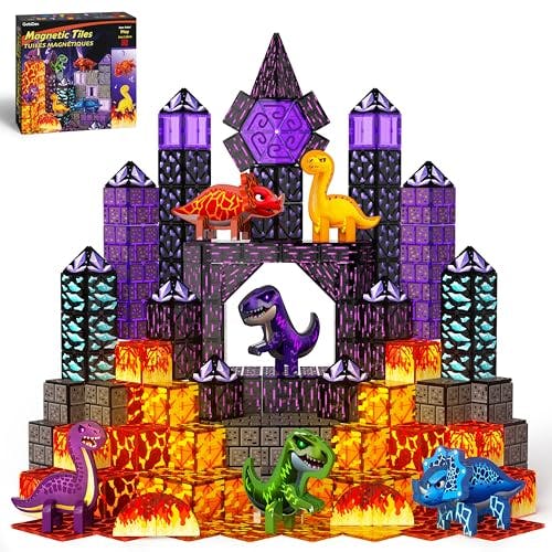 Dinosaur Magnetic Tiles Set