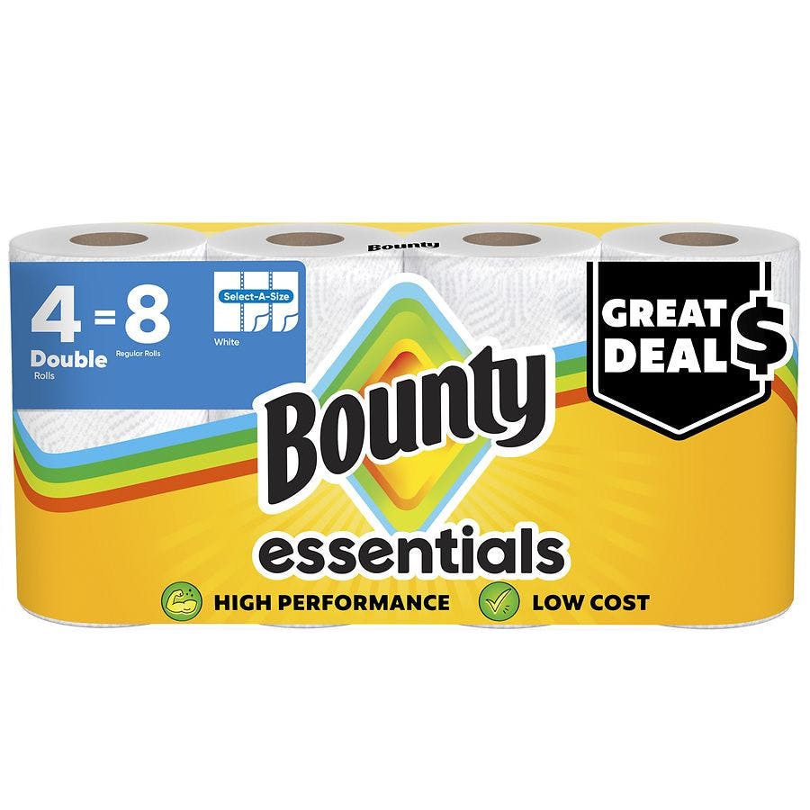 2 Bounty Paper Towels Packs