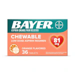 2 Bayer Low Dose Aspirin Bottles