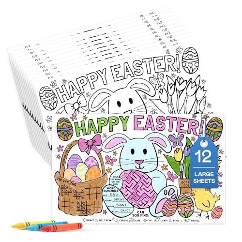 Easter Coloring Placemats