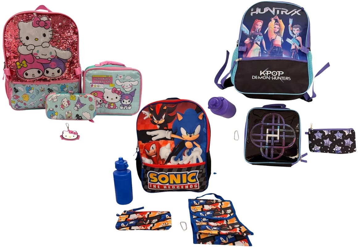 Kids' Character Backpack Set