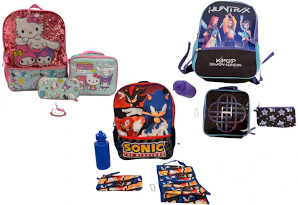 Kids' Character Backpack Set