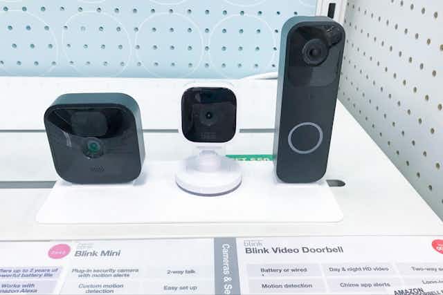 Blink Smart Security Sale at Target: $14 Cameras, $28 Doorbell, and More card image