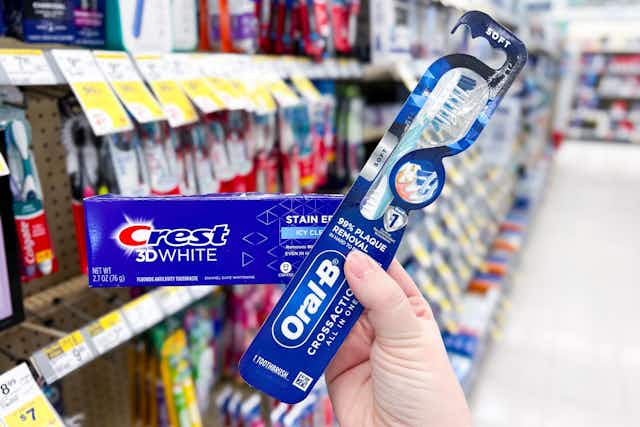 Score a Free Crest Toothpaste and Oral-B Toothbrush at Walgreens This Week card image