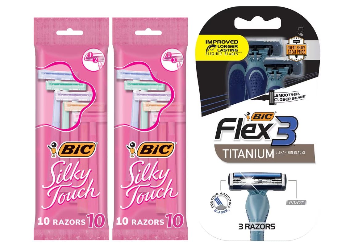 3 Bic Razors