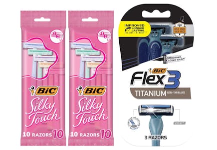 3 Bic Razors
