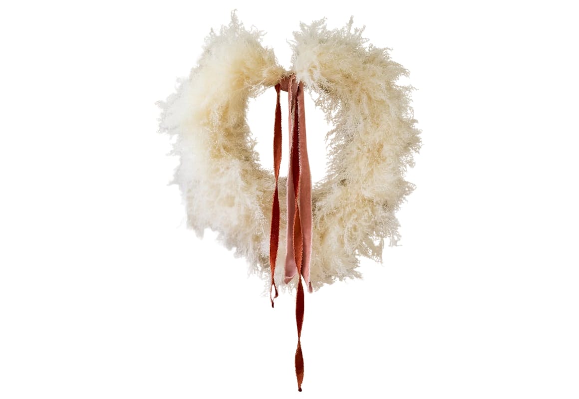 Anthropologie Pampas Grass Wreath