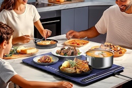 Highly Rated Food Warming Mat, Just $19.99 After 50% Off Amazon Promo Code card image