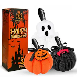 Halloween Loofah Sponge 3-Pack