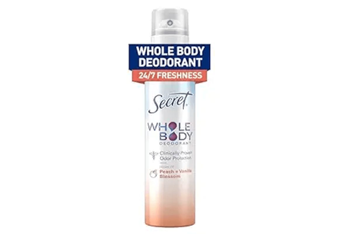 7 Secret Deodorant Sprays