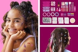 3 stock images of the Claire’s Ultimate Glamour Box Slumber Party Makeover Set