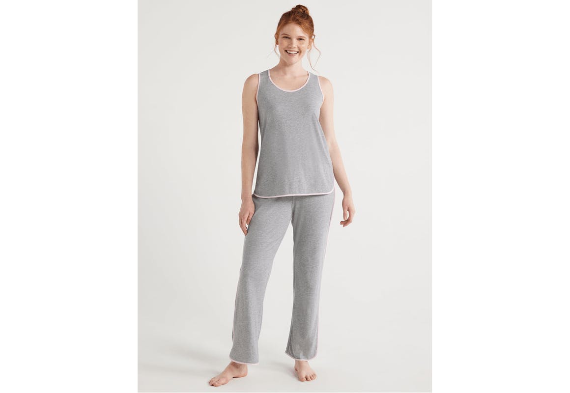 Joyspun Women's Tank and Pants Pajama Set