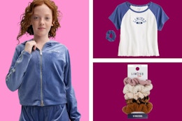 Limited Too at Kohl’s: $6 Scrunchie Sets, $15 Tees, $24 Hoodies, and More card image