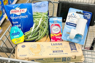 freebies moneymakers groceries in shopping cart