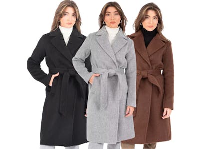Faux-Wool Coat