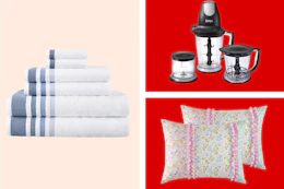 home products in a collage