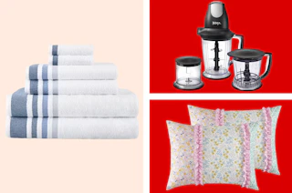 home products in a collage
