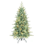Prelit Artificial Skinny Christmas Tree