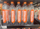 gatorade water on shelf at meijer