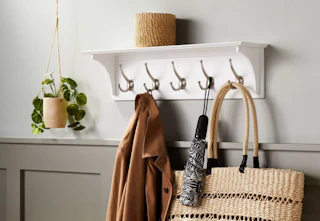 threshold entryway shelf