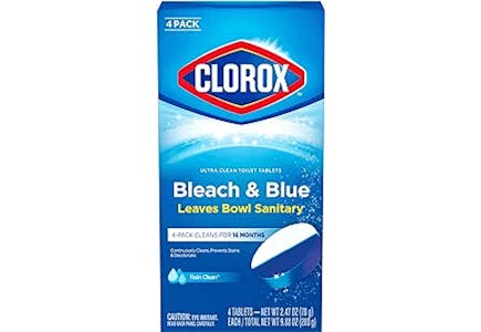 4 Clorox Toilet Tablets