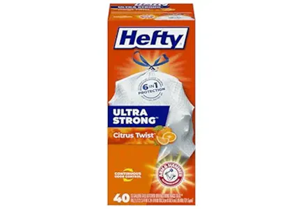 Hefty Ultra Strong Trash Bags