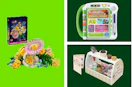 toys in a collage
