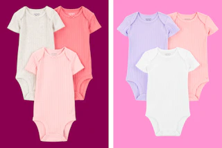 Walmart Carter's baby bodysuits