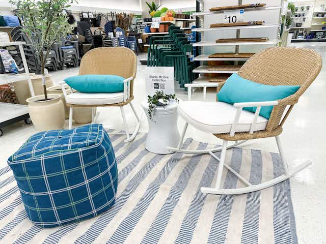 Hot Prices on Patio Items at Target: $27 Swing, $81 3-Piece Set, and More card image