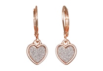 Bijoux Bar Heart Drop Earrings