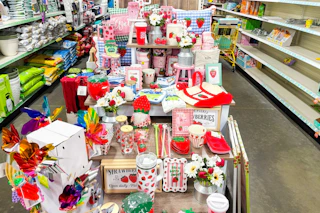 dollar general strawberry decor area shot