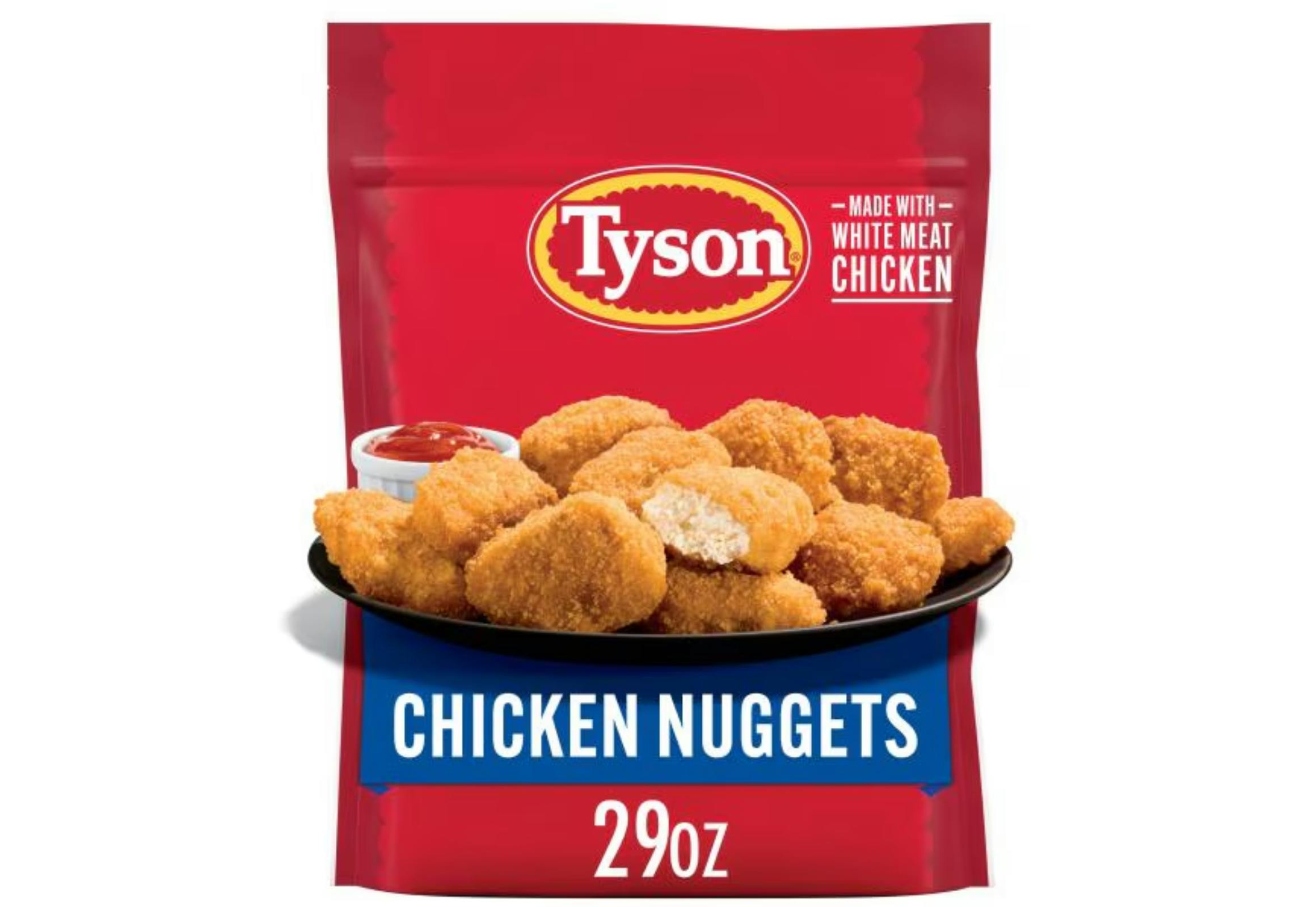 2 Tyson Chicken Nugget Bags