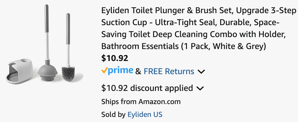 a cart ending in $10.92