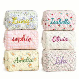 Custom Embroidered Cosmetic Bag