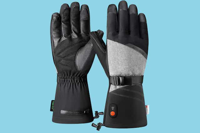 Heated Gloves, $31.49 on Amazon (Reg. $70) card image