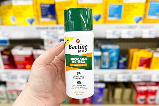 Bactine Max Dry Spray, Only $0.05 at CVS With Free Pickup card image