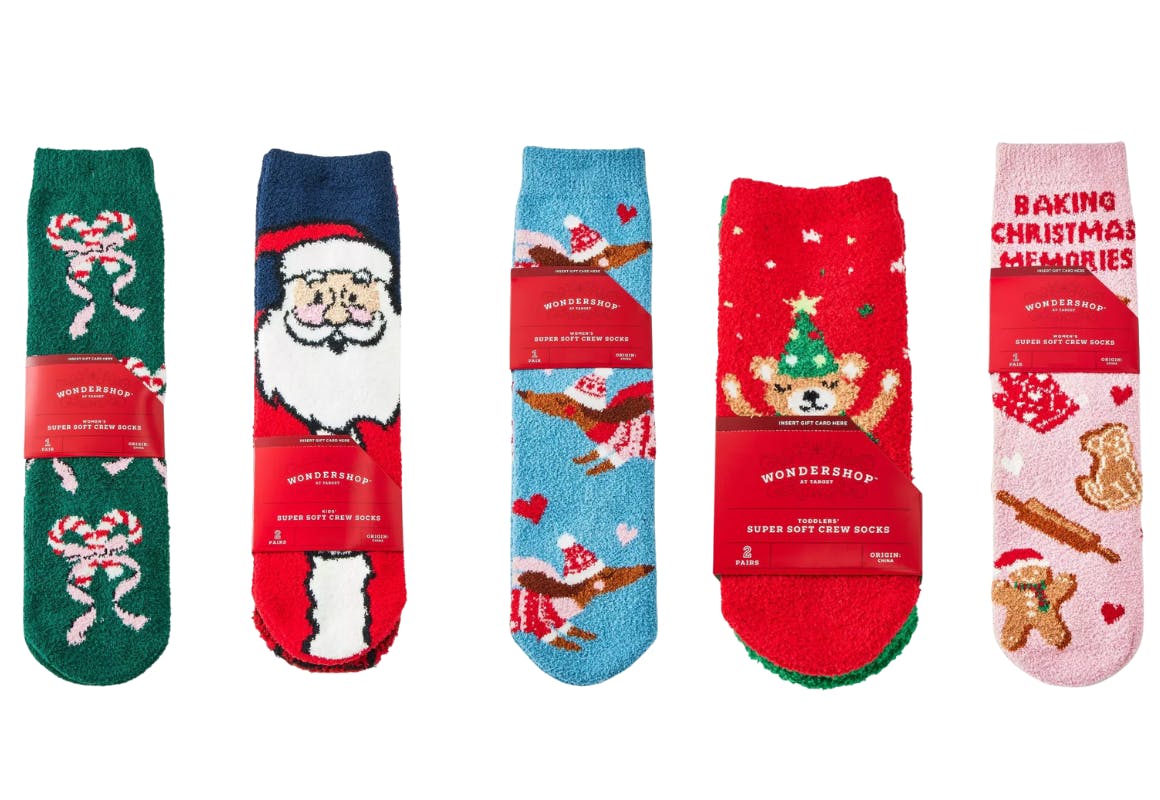 Wondershop Cozy Holiday Socks Set
