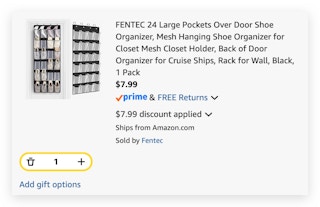 Over Door Shoe Organizer