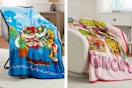 walmart kids character throw blankets