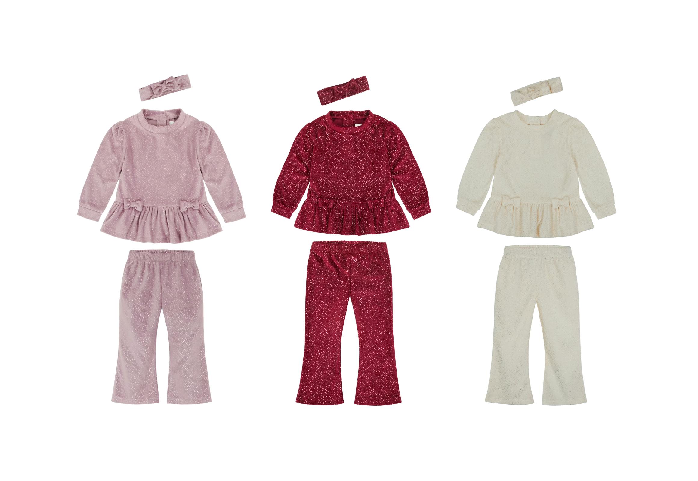 Baby Velour Top and Pants Set
