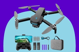 B0F9DM3B4K Drone with Camera, 1080P HD FPV Drone